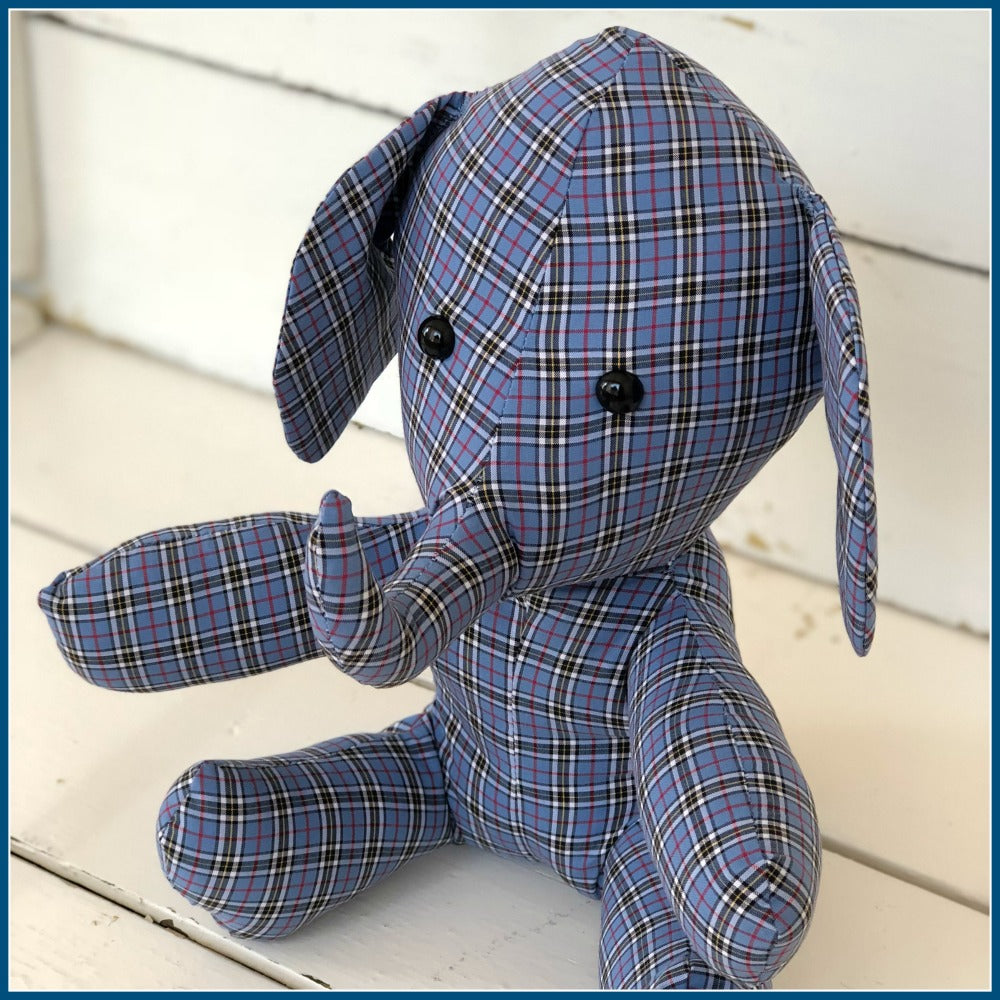 Bears, Dogs, Cats, and Elephants made from Sentimental Clothing