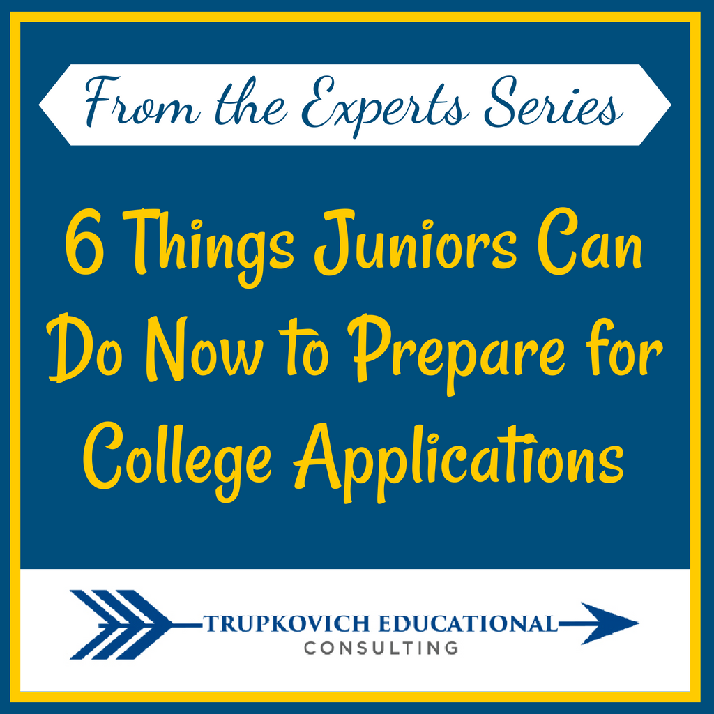 Six Things Juniors Can Do Now to Prepare for College Applications