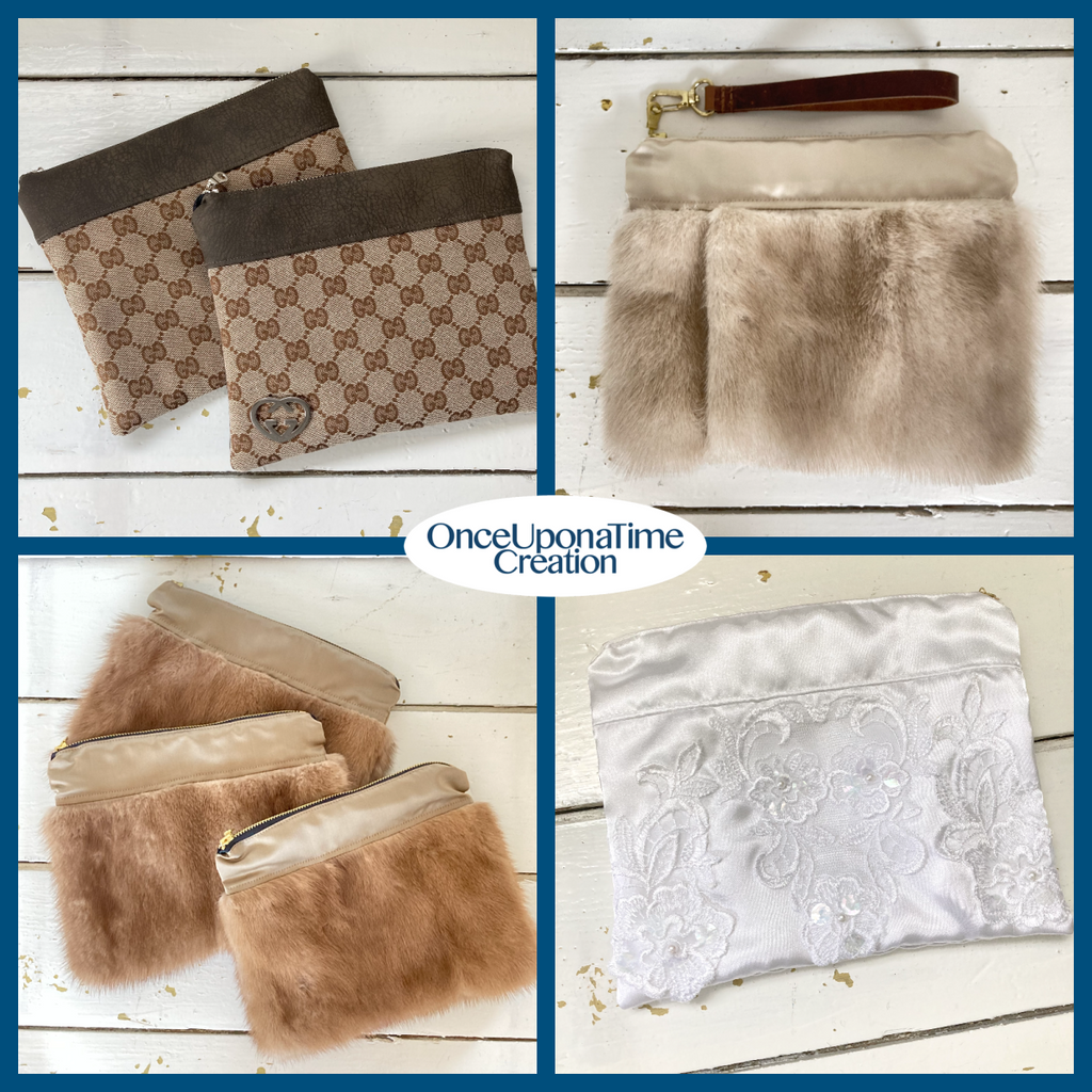 Clutch Bags made from Sentimental Clothing