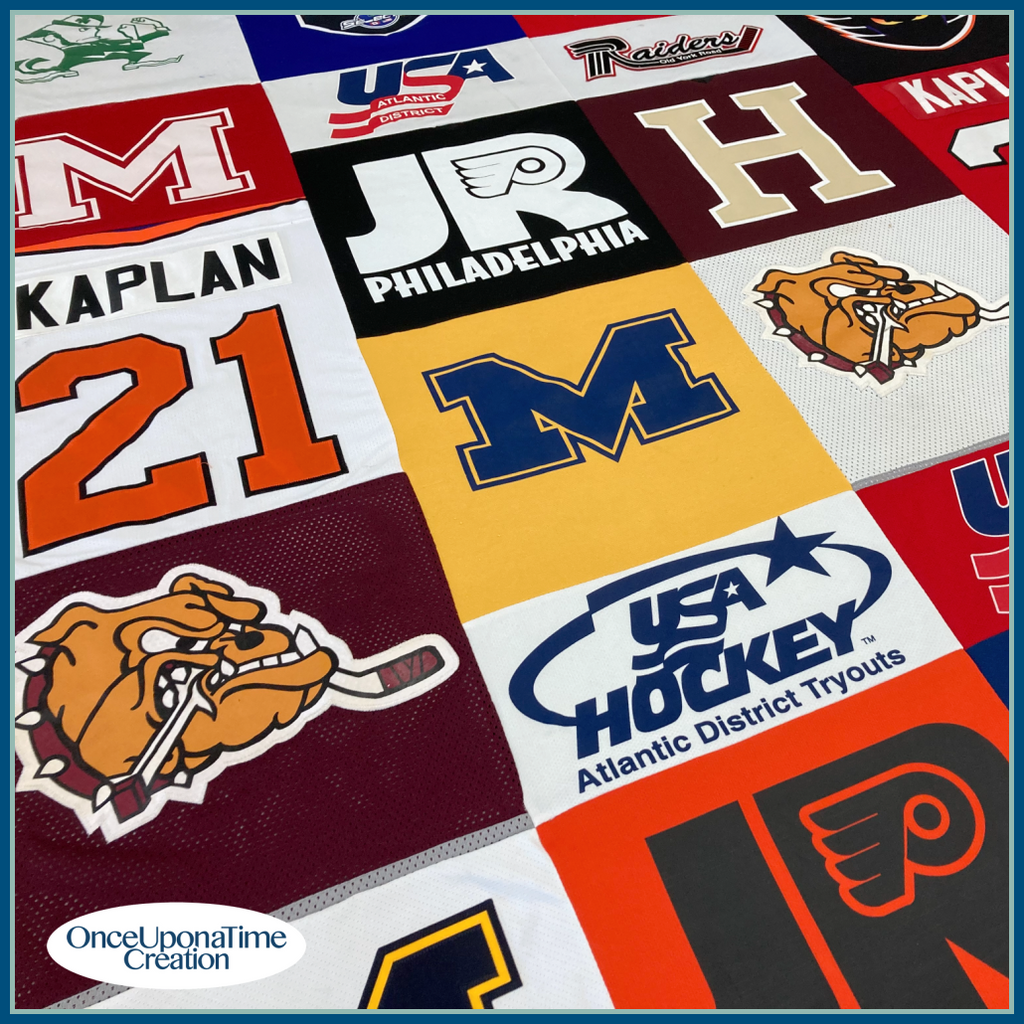 Memory Blankets from Hockey Jerseys!