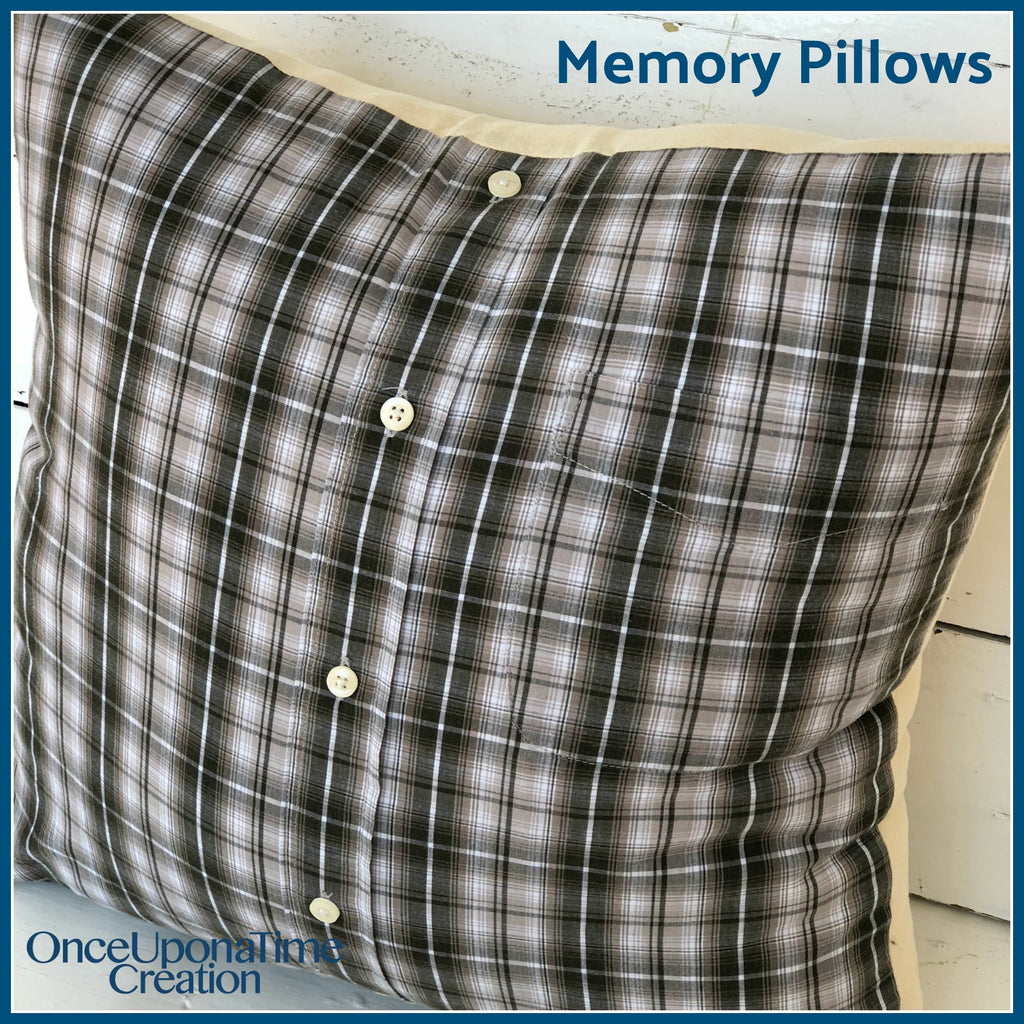 Memory Pillows made from clothing