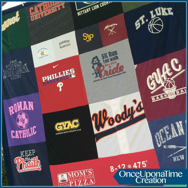 Memory Blanket from t-shirts and other clothing by Once Upon a Time Creation